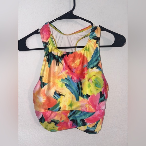 Next By Athena Women’s Mai Tai Bloom Static High Neck Swim Top - Picture 6 of 12